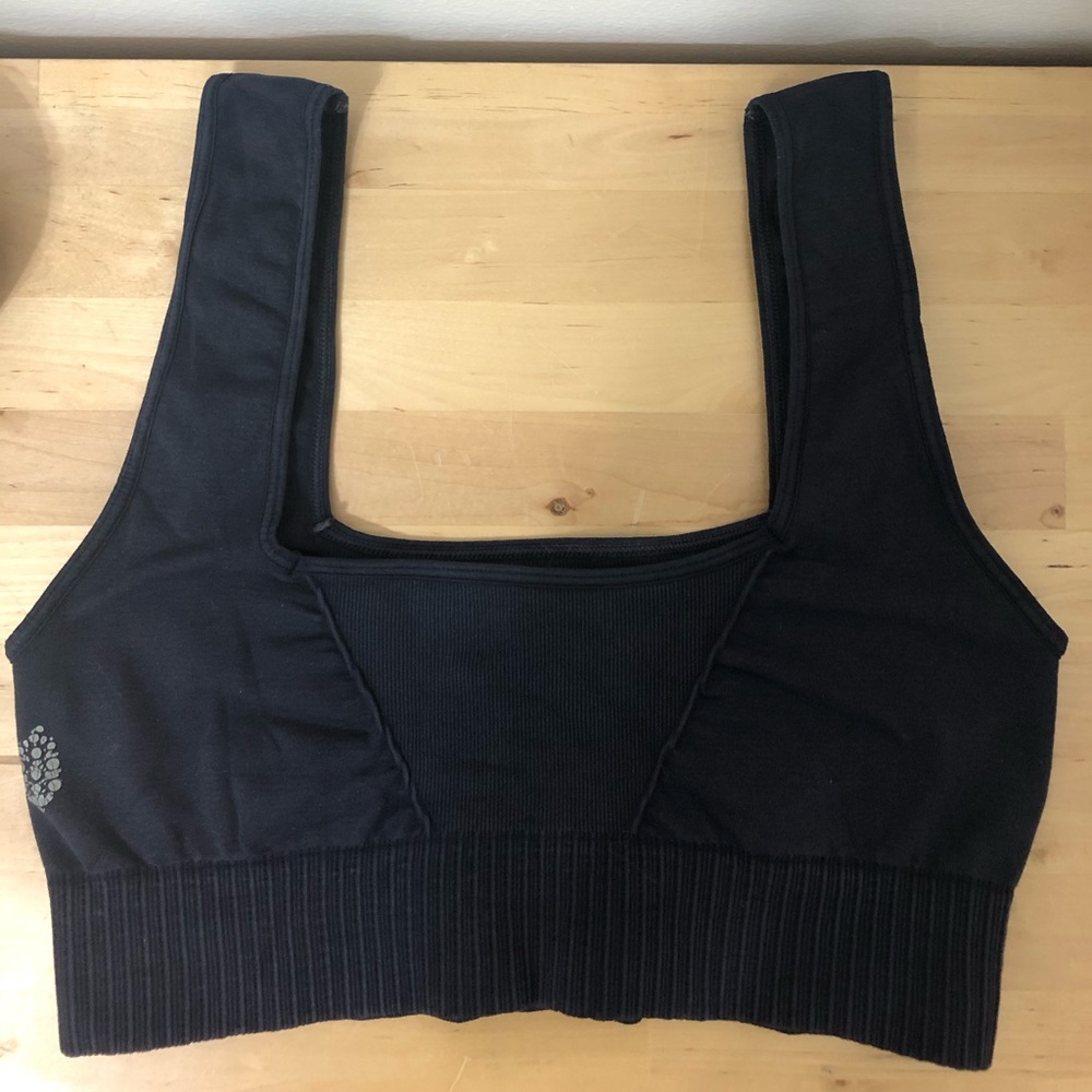 FREE PEOPLE Square Neck Good Karma Bra - Used!